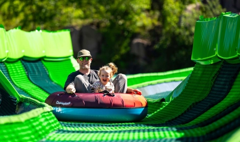 Summer tubing tremblant